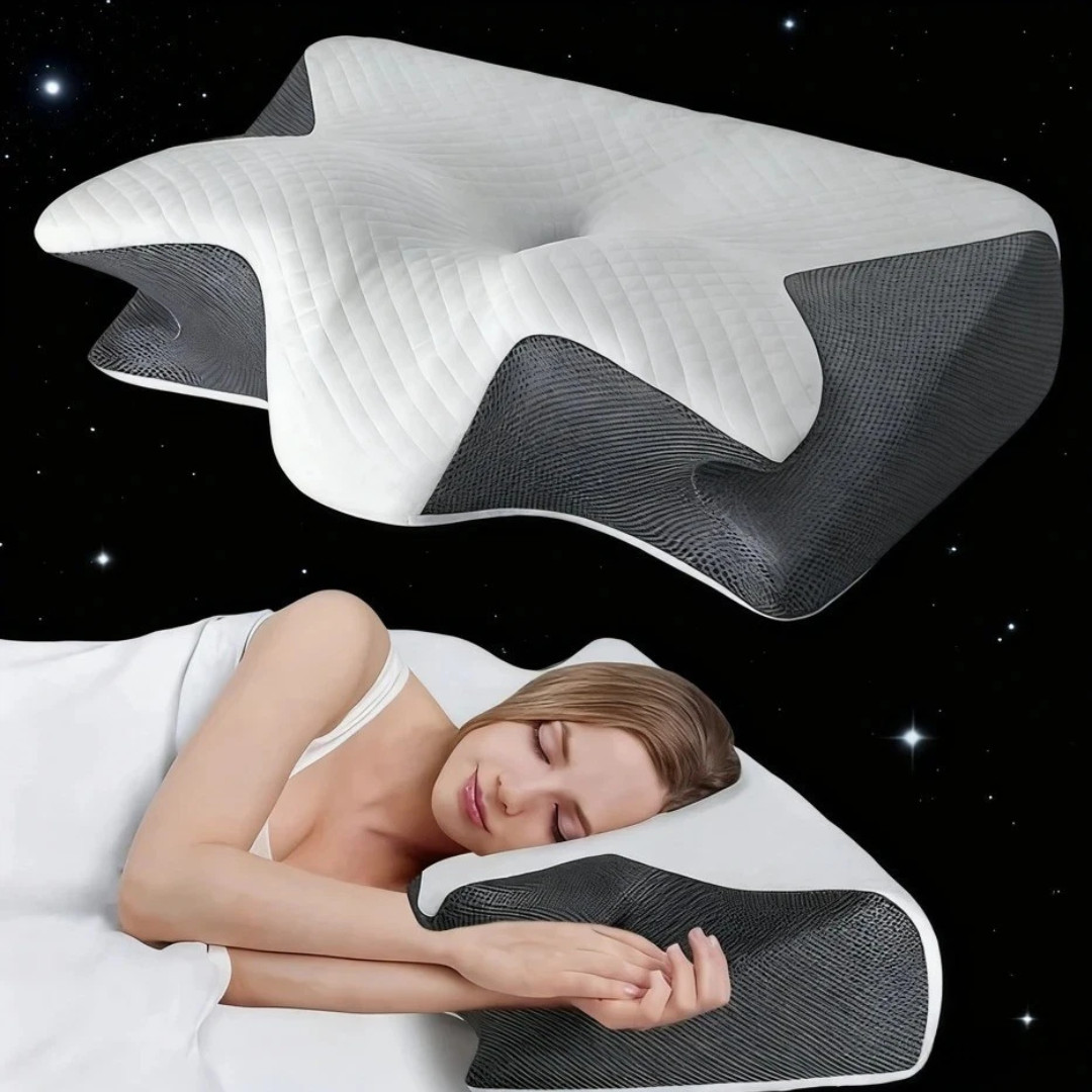 Cervical Memory Foam Pillow for Neck Pain-Relief Ergonomic Neck Support Pillows