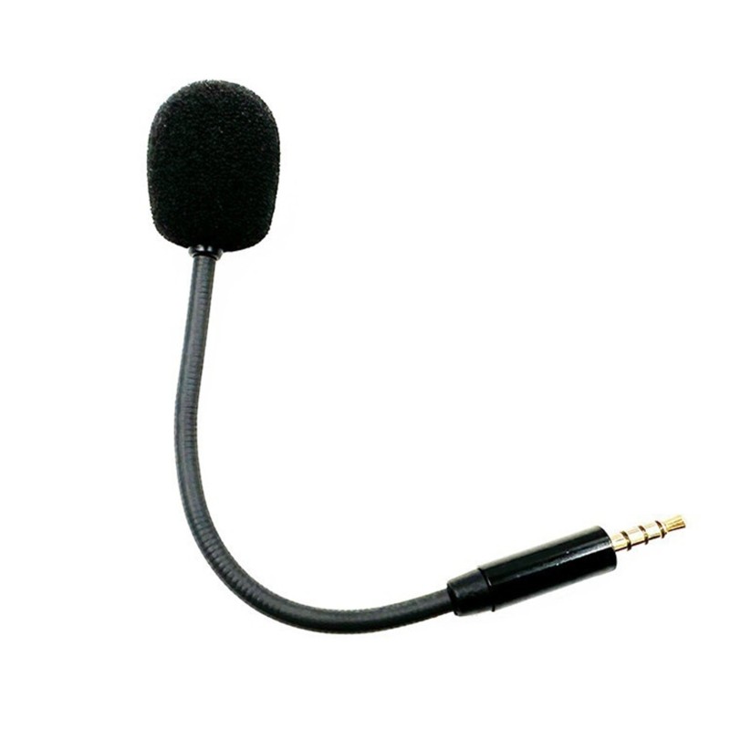 Straight Plug External Microphone Omnidirectional Microphone for PC Game Headset