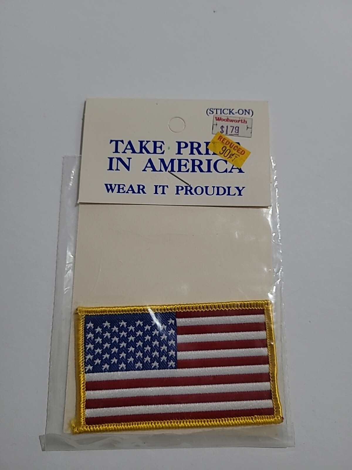 Vintage 1991 Take Pride In America Patch Desert Storm Era Messina & Zucker Z