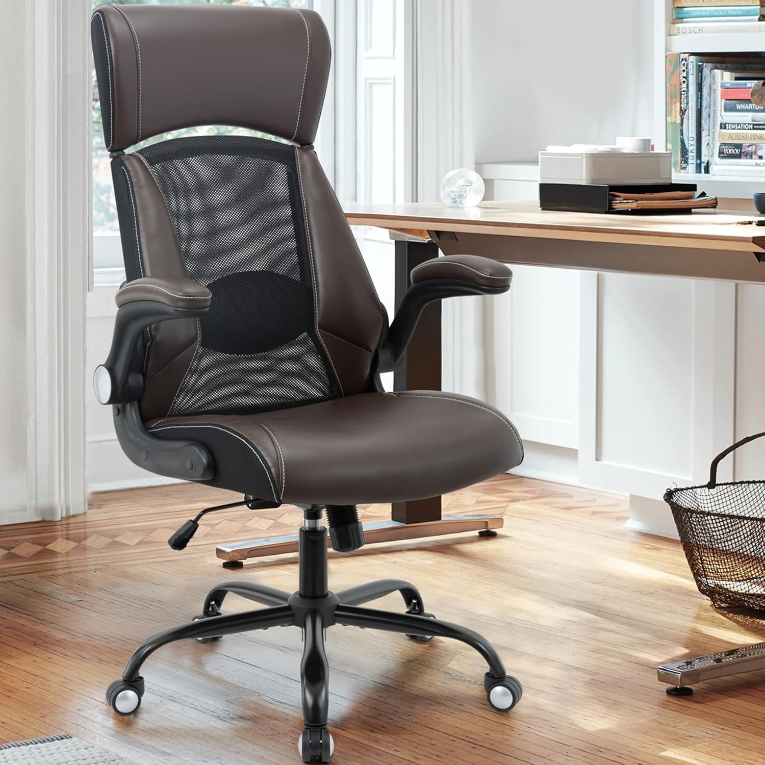 High Back Computer Swivel Task Chair with Lumbar Support 300LBS Weight Capacity