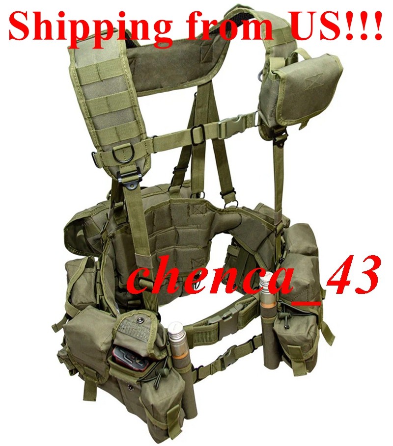 US Now!!! Rainbow 6 Chest Rigs AK Set Replica Russia Smersh Tactical Combat Gear