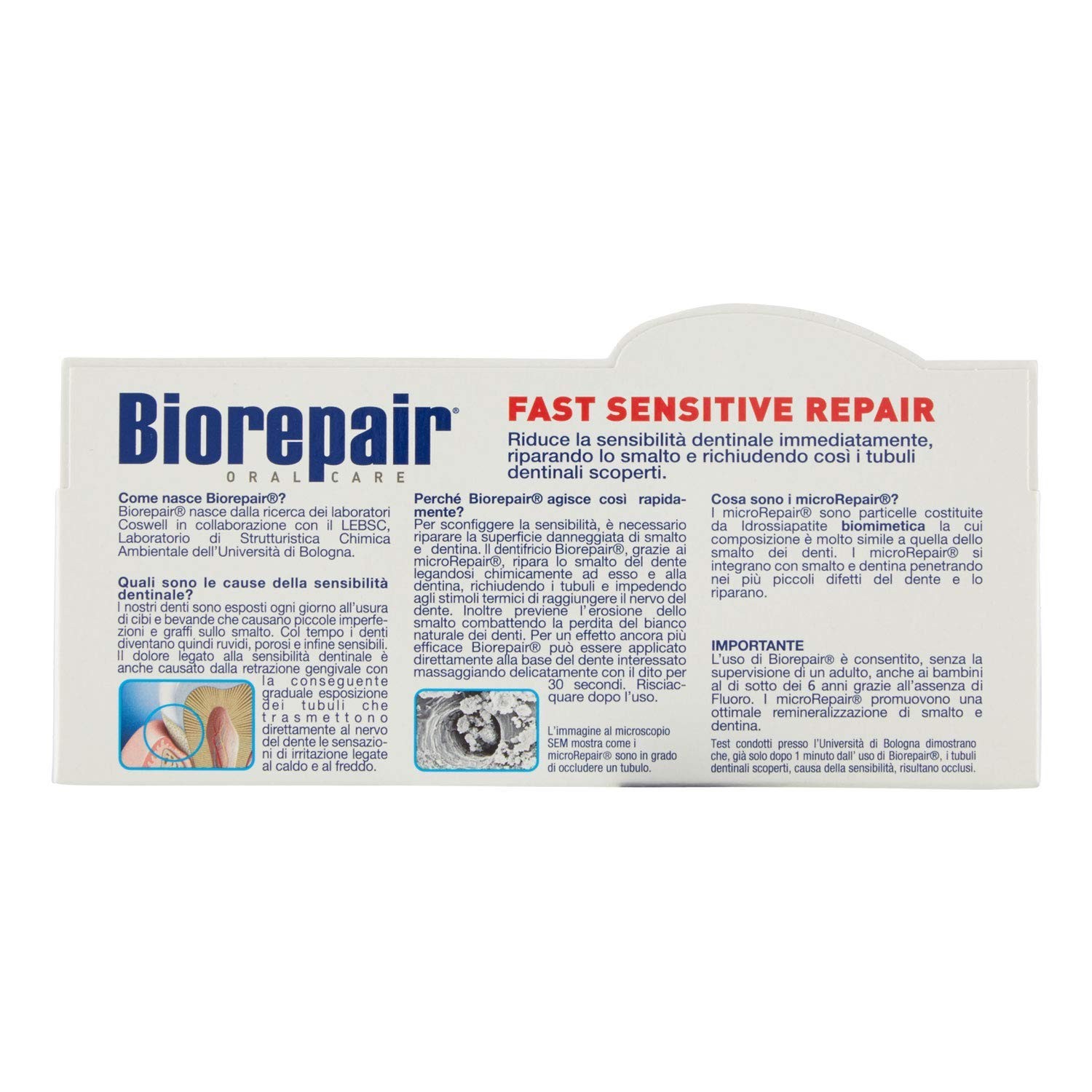 Biorepair: "Fast Sensitive Repair" Toothpaste with microRepair, 3.28 oz_Old