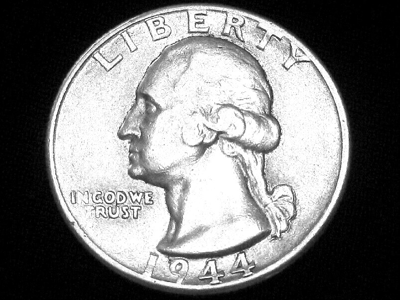 1944 Washington Quarter --- Almost Uncirculated
