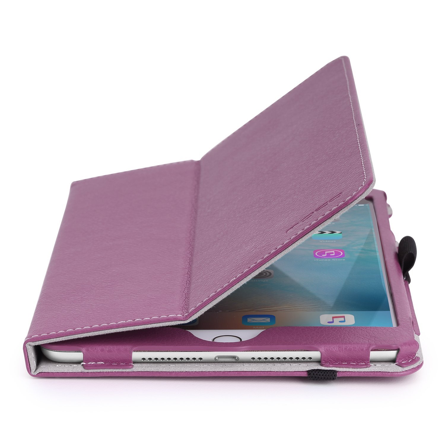 For iPad 9th 8th 7th Gen ,10.2'' Case PU Leather Cover Stand, Screen Protector