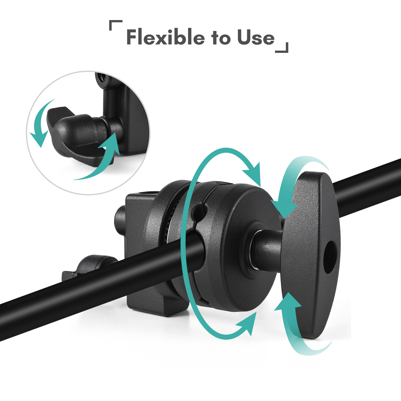Multi-Functional Stand Mounting Heavy Duty Swivel Head Holder N2D6