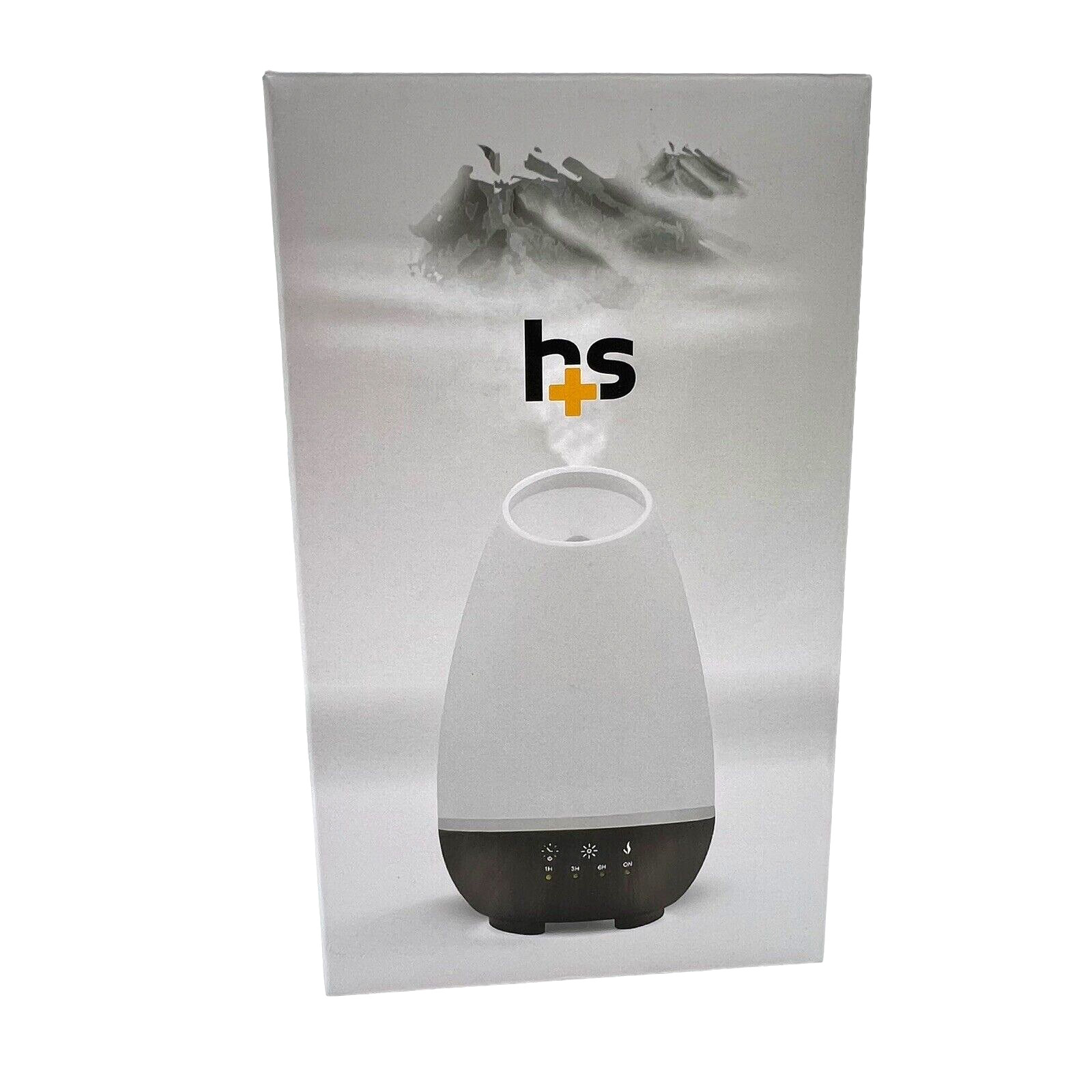 NEW HealthSmart + Cool Mist Diffuser & Essential Oil Aromatherapy White 500mL
