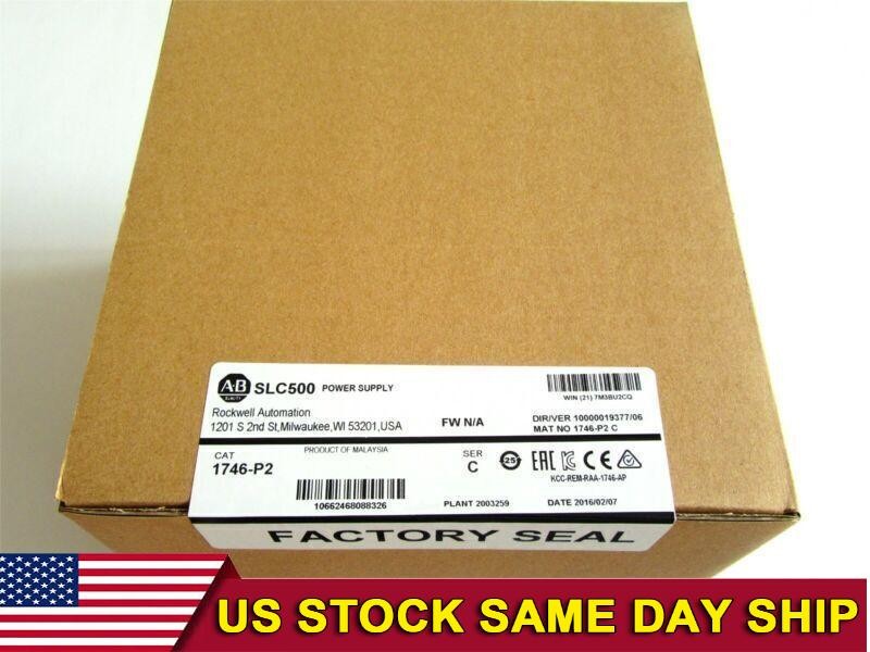 New Original Factory Sealed Allen Bradley 1746-P2 ** Chassis Power Supply PLC