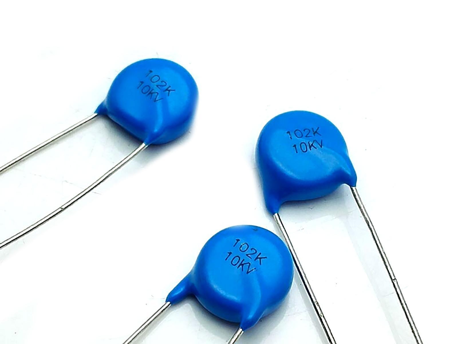 10pcs Ceramic Disc Capacitors 1000pf 1nf 0.001uf 102 10000V 10KV