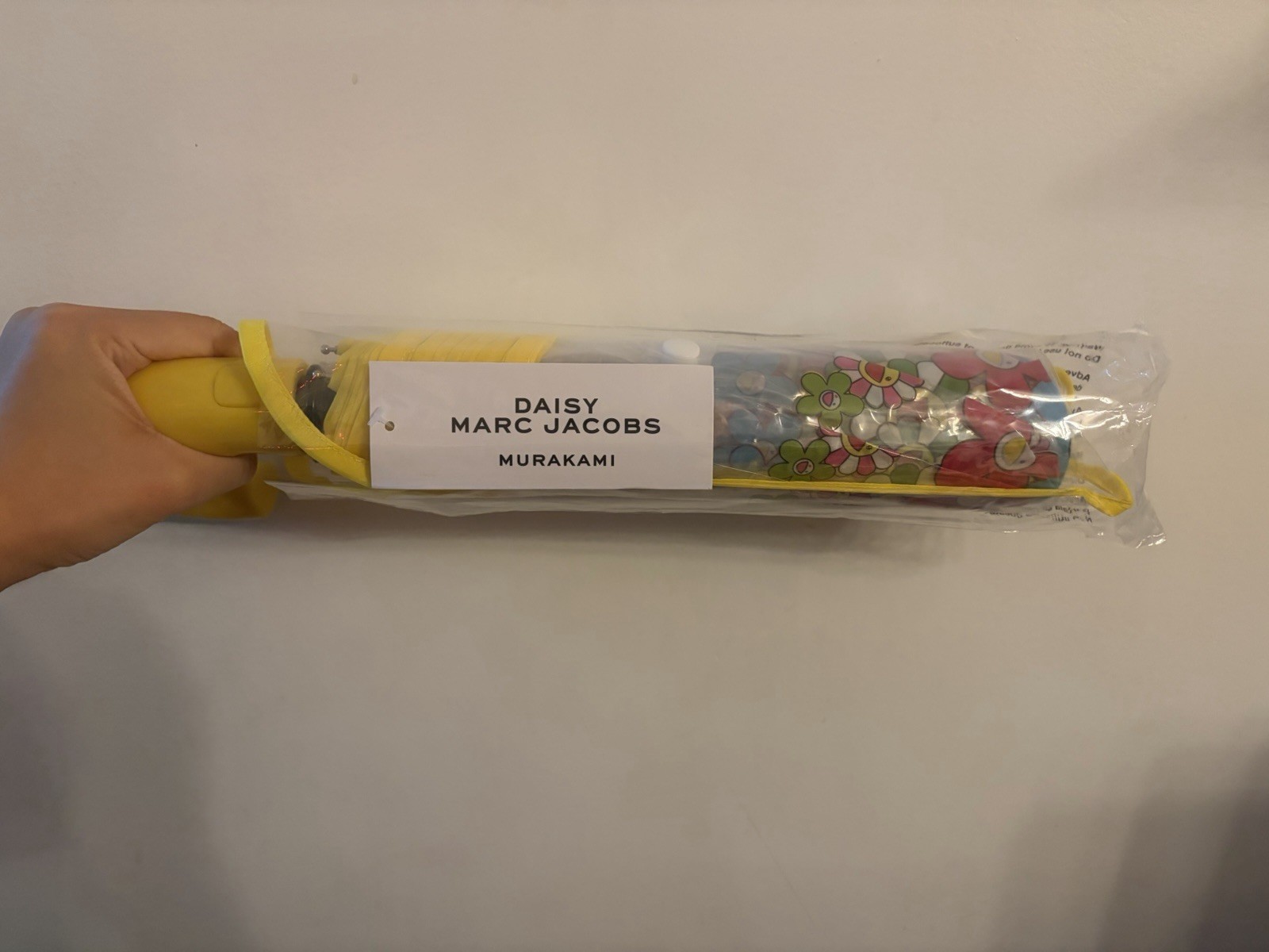 Marc Jacobs Parfums Takashi Murakami Umbrella Floral Clear Yellow NEW IN HAND