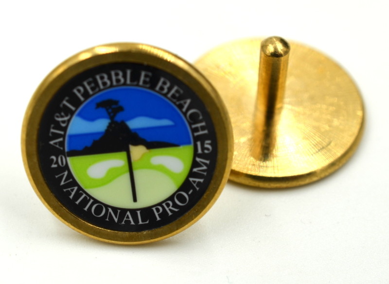2015 AT&T PEBBLE BEACH National Pro-Am Logo BALL MARKER w/Stem