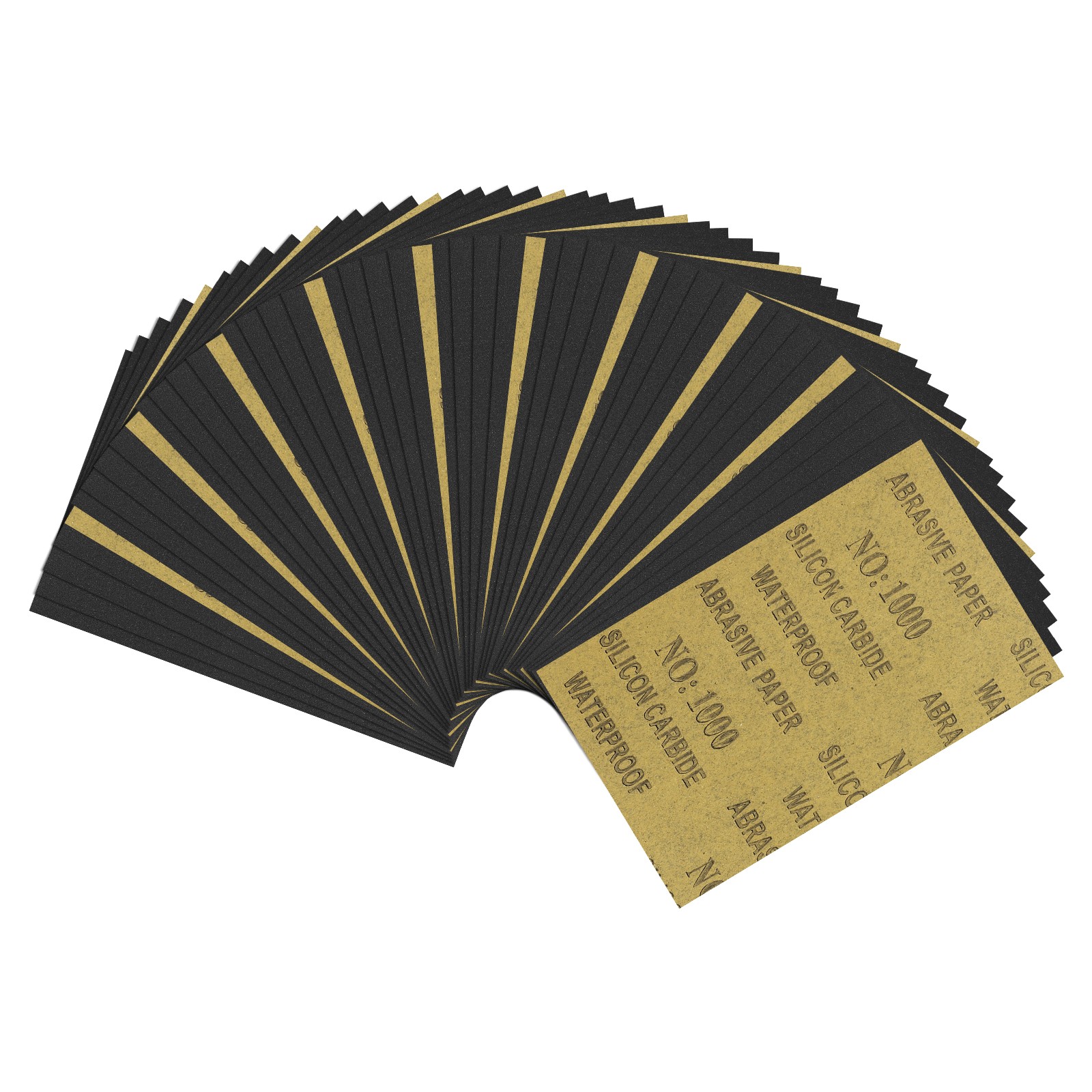 50pcs Sand Papers - [5.5 x 9 Inch x 1000 Grits] Sandpaper Sheets