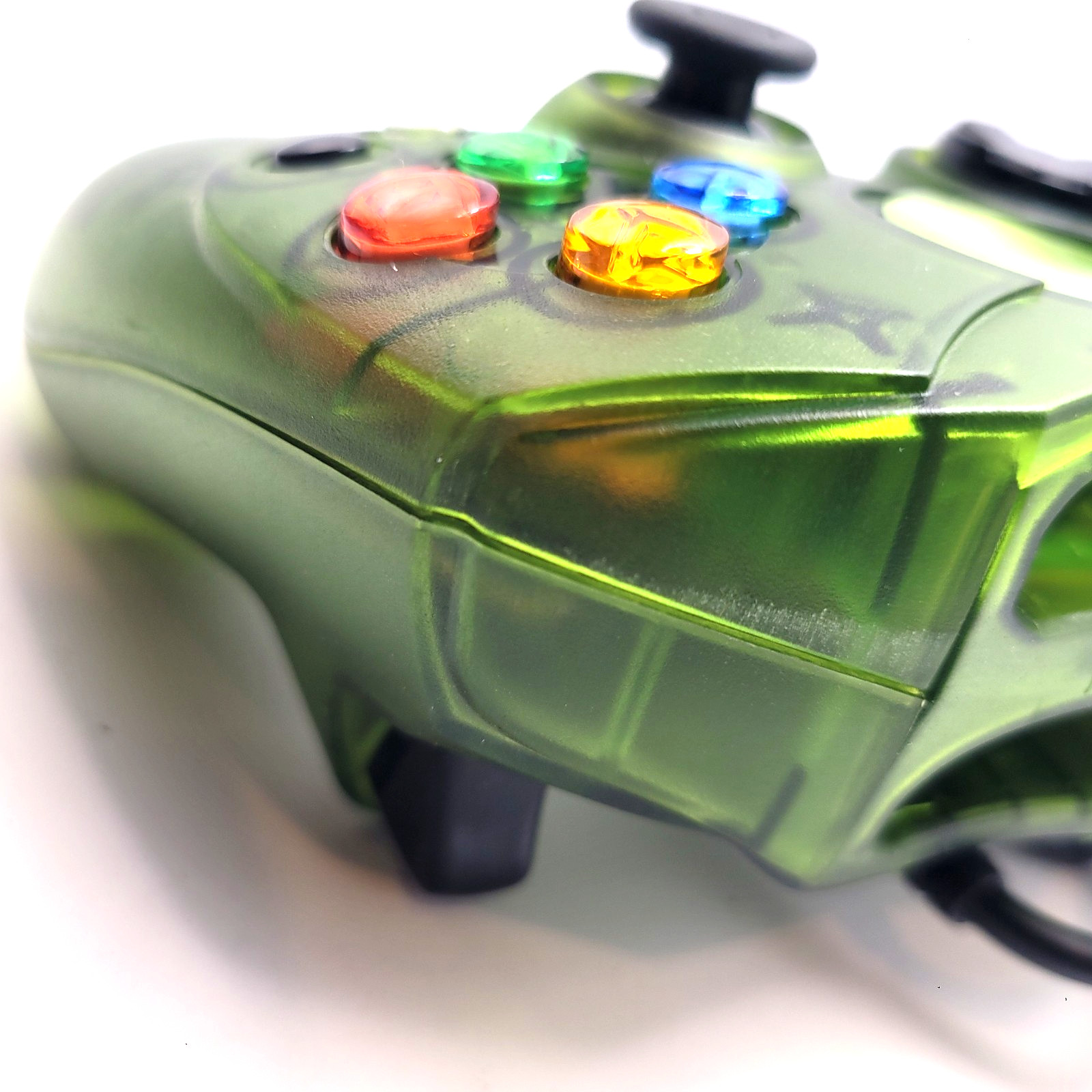 Xbox Clear Green Wired S-Type Analog Controller for Original Xbox Console