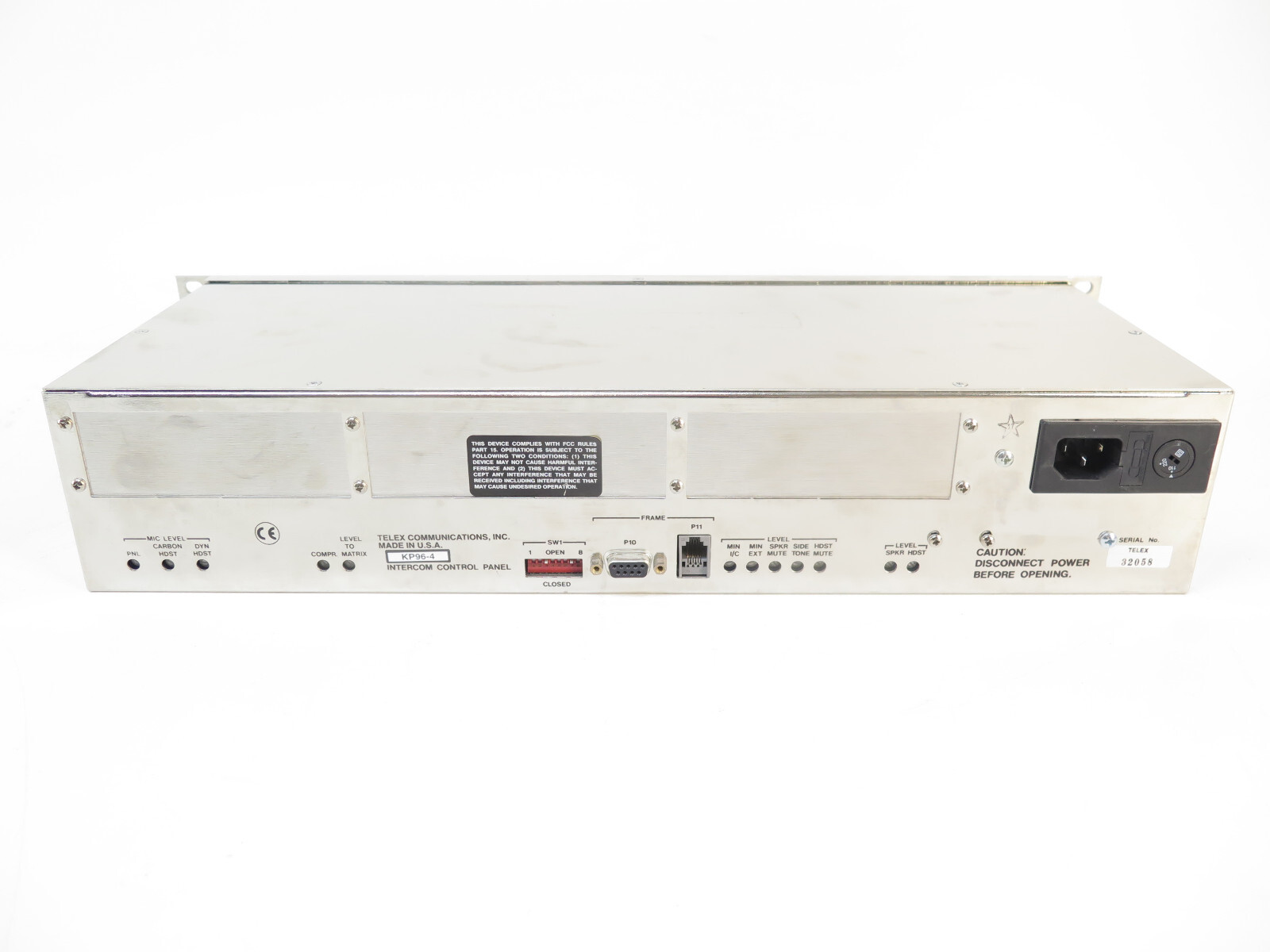 Telex RTS Systems KP96-4 Telex Matrix Intercom Key Panel, KP96