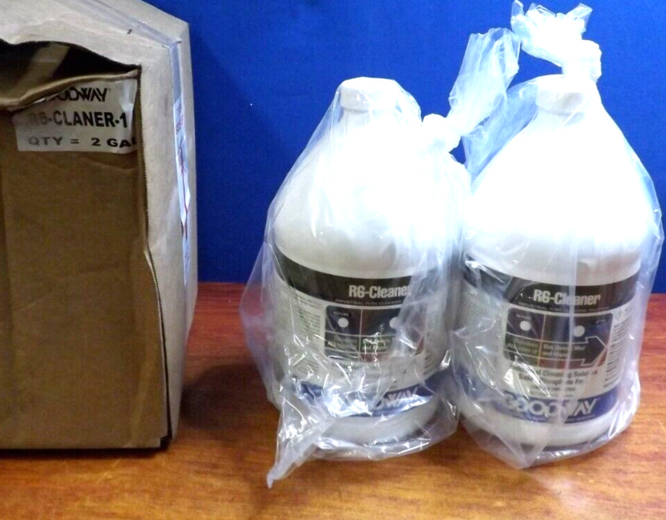 (2) R6-Cleaner Industrial Tube Cleaner 1 gal Each Bottle