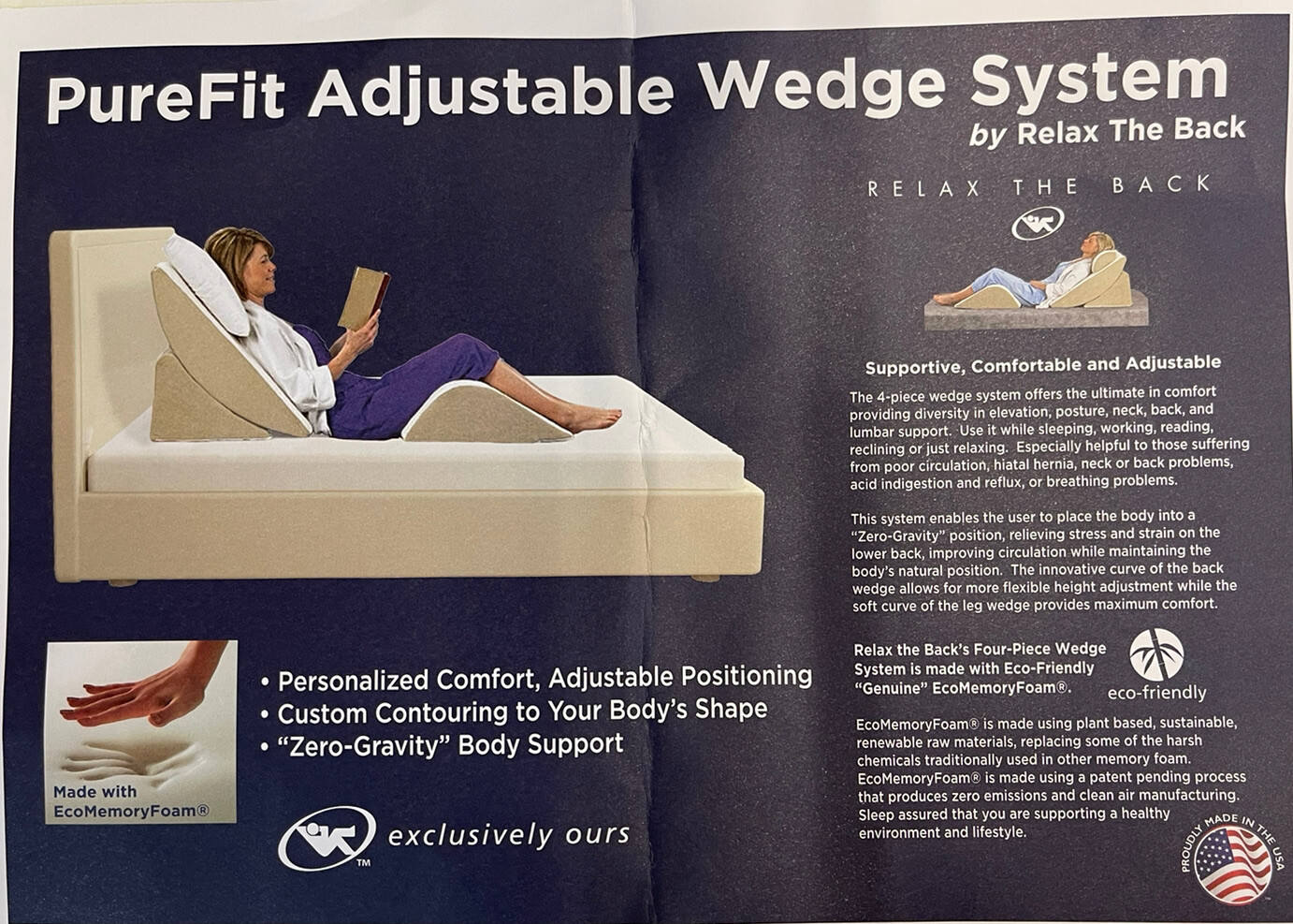 purefit adjustable wedge system