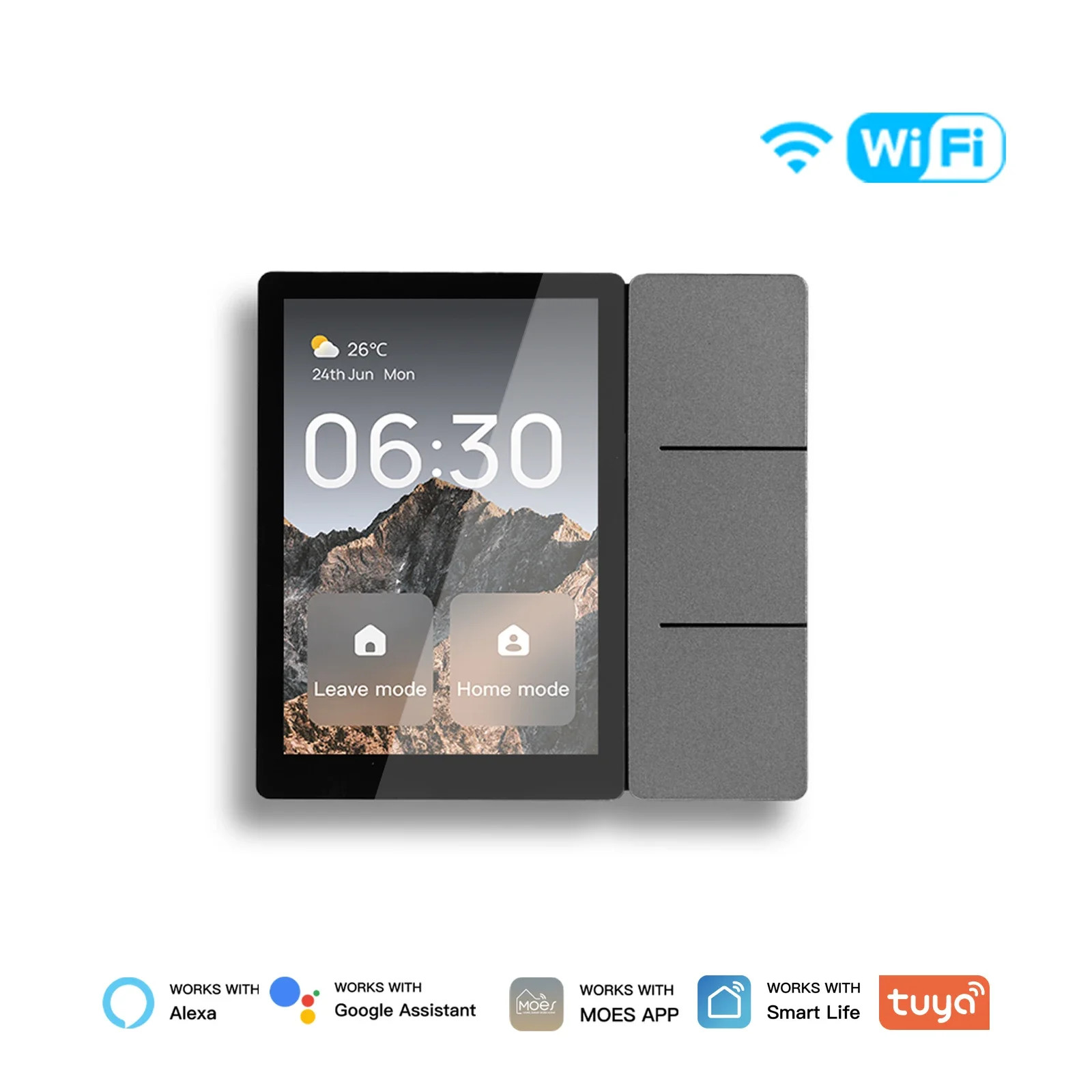 Tuya Wifi 3.5-Inch Smart Center Control Touch Panel Central Screen Bluetooth Sig