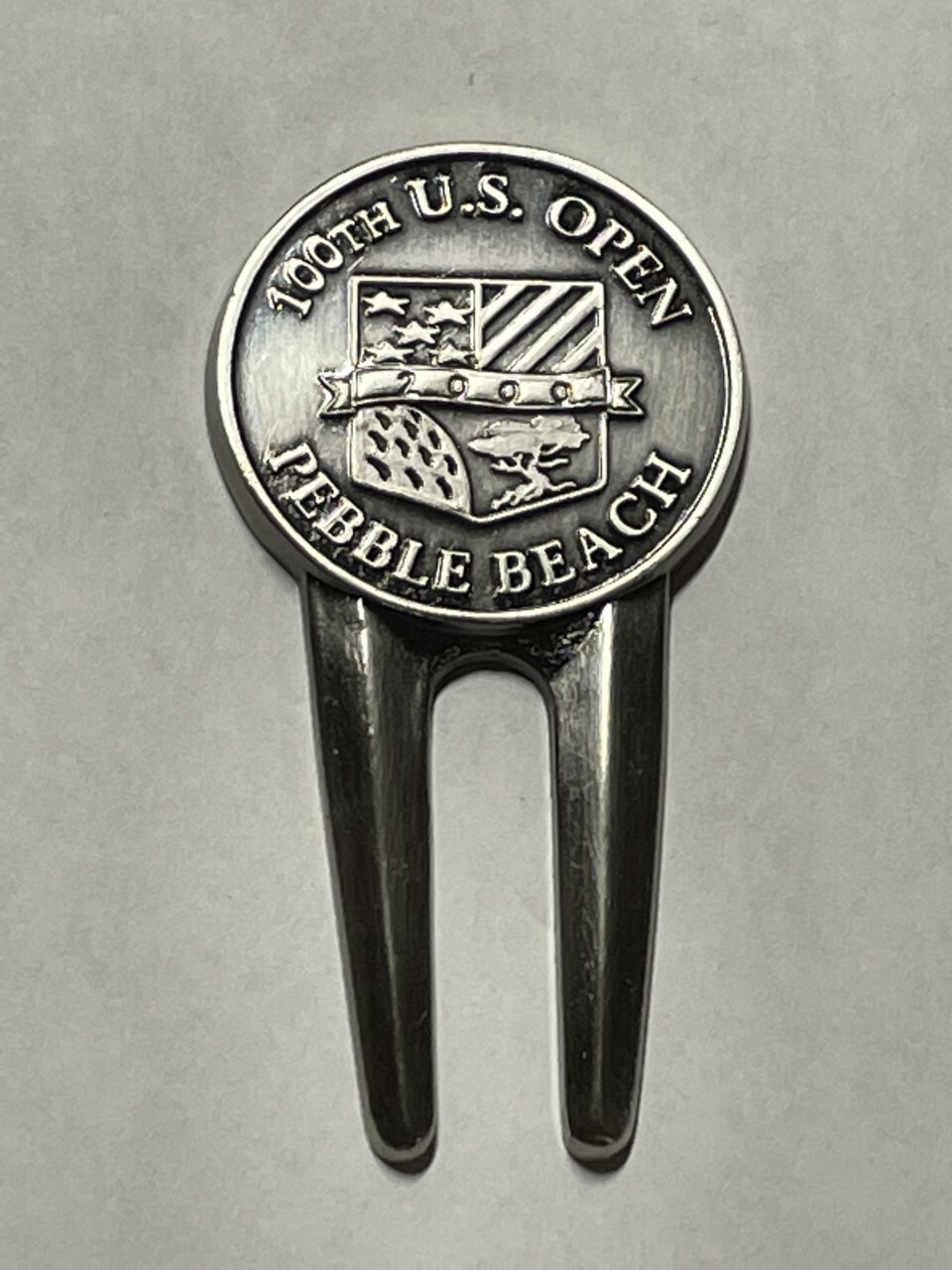 Vintage Rare 2000 U.S. Open Championship Metal Golf Divot Tool - Tiger Woods Win