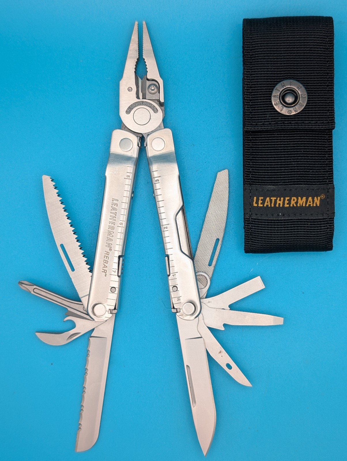 Leatherman Rebar Multi-Tool! Stainless! With Sheath!