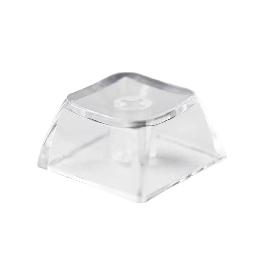 Blank Crystal Transparent PC Material 1U XDA Profile Keycap MX Switches 20 PCS