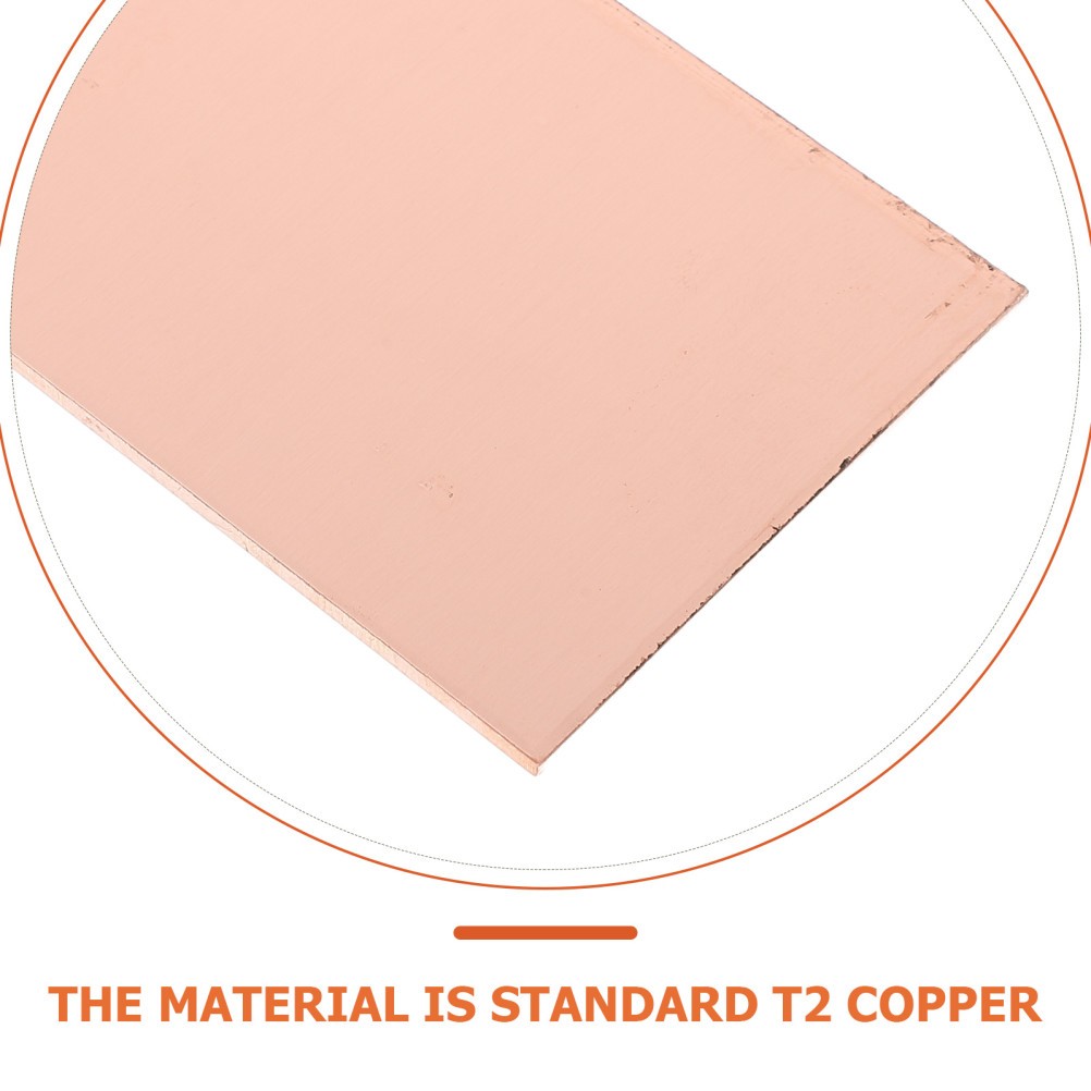 2Pcs Reusable Copper Heatsink Sheet Shims Rose Gold for Computer Cooling CPU GPU