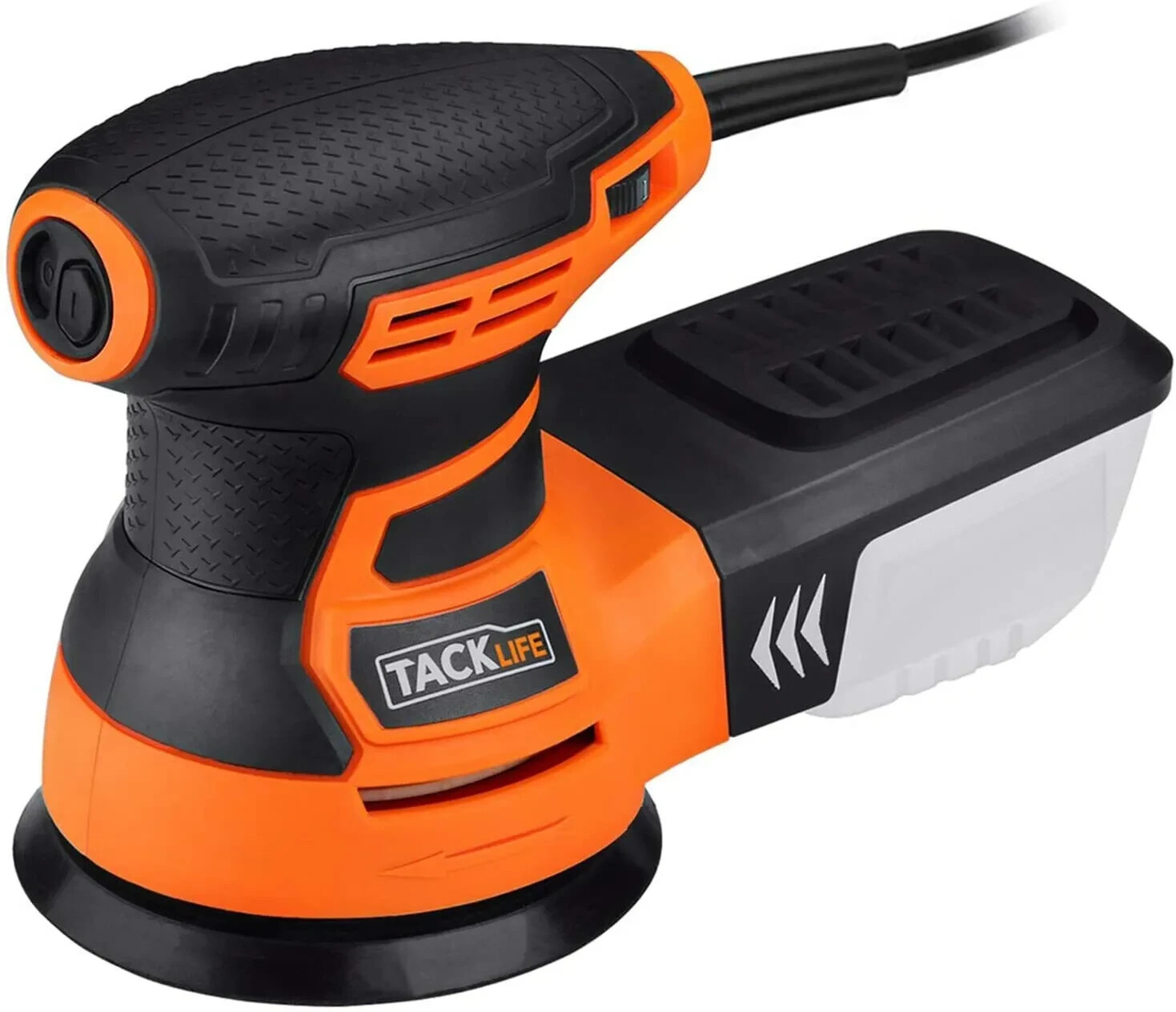 Corded Electric Tight Spaces 5 inch Palm Sander w 12PC Sandpapers Variable Speed