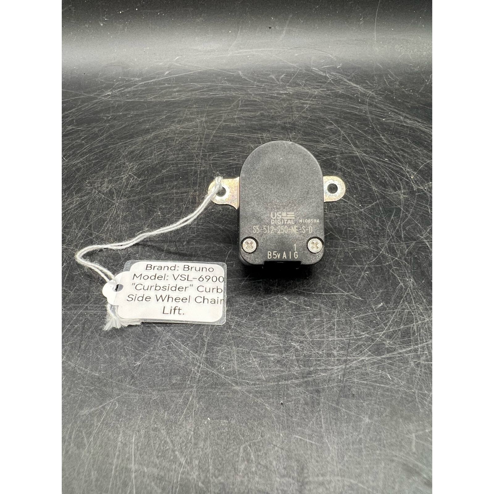 Bruno VSL-6900 Curbsider Curbside Wheelchair Lift Support Rotary Modular Encoder