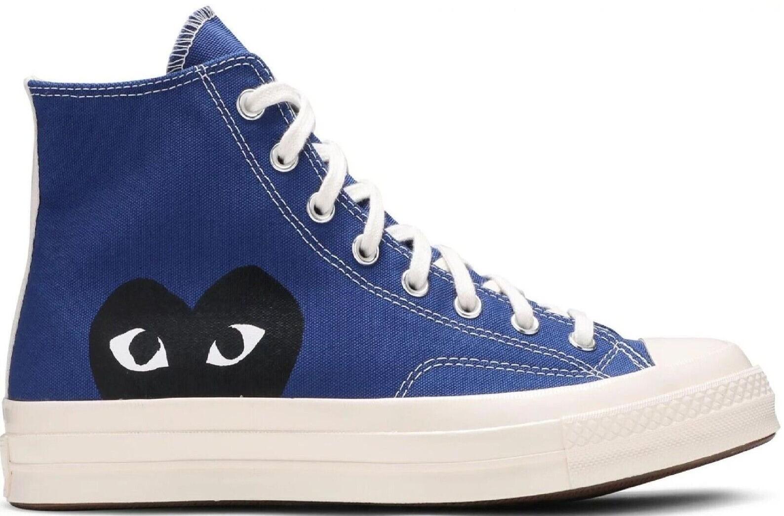 Comme des Garçon PLAY x Converse Chuck 70 High Blue Quartz