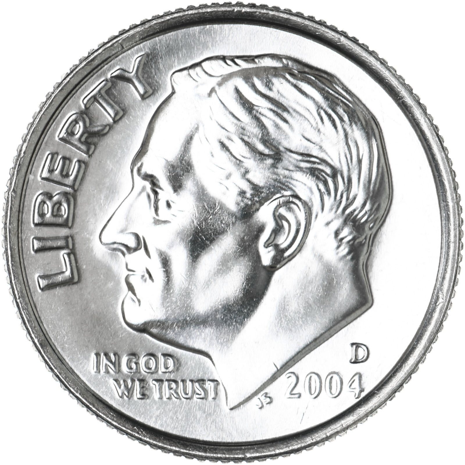 2004 D Roosevelt Dime Gem BU US Coin