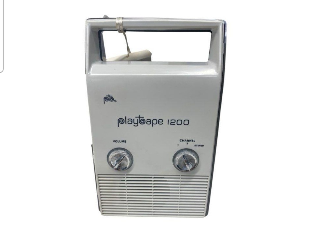 Tested Playtape1200 W Box, Styrofoam,Manual,ManfTag,Bag, 1 Freetape. See Video 2