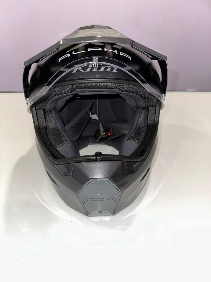 KLIM X1 ALPHA HELMET Gloss Metallic Asphalt - Monument SIZE L