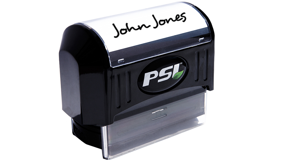 Custom Large SIGNATURE Self Inking Rubber Stamp