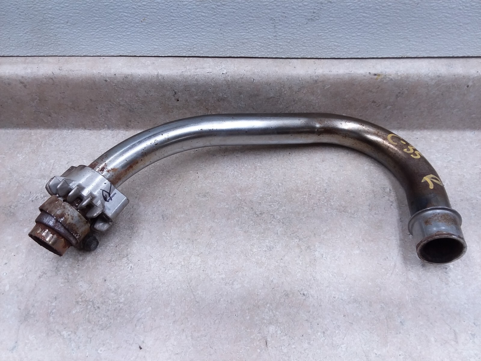 Honda 400 Hawk II CB CB400 CB400T Right Exhaust Head Pipe 1978 ANX-C