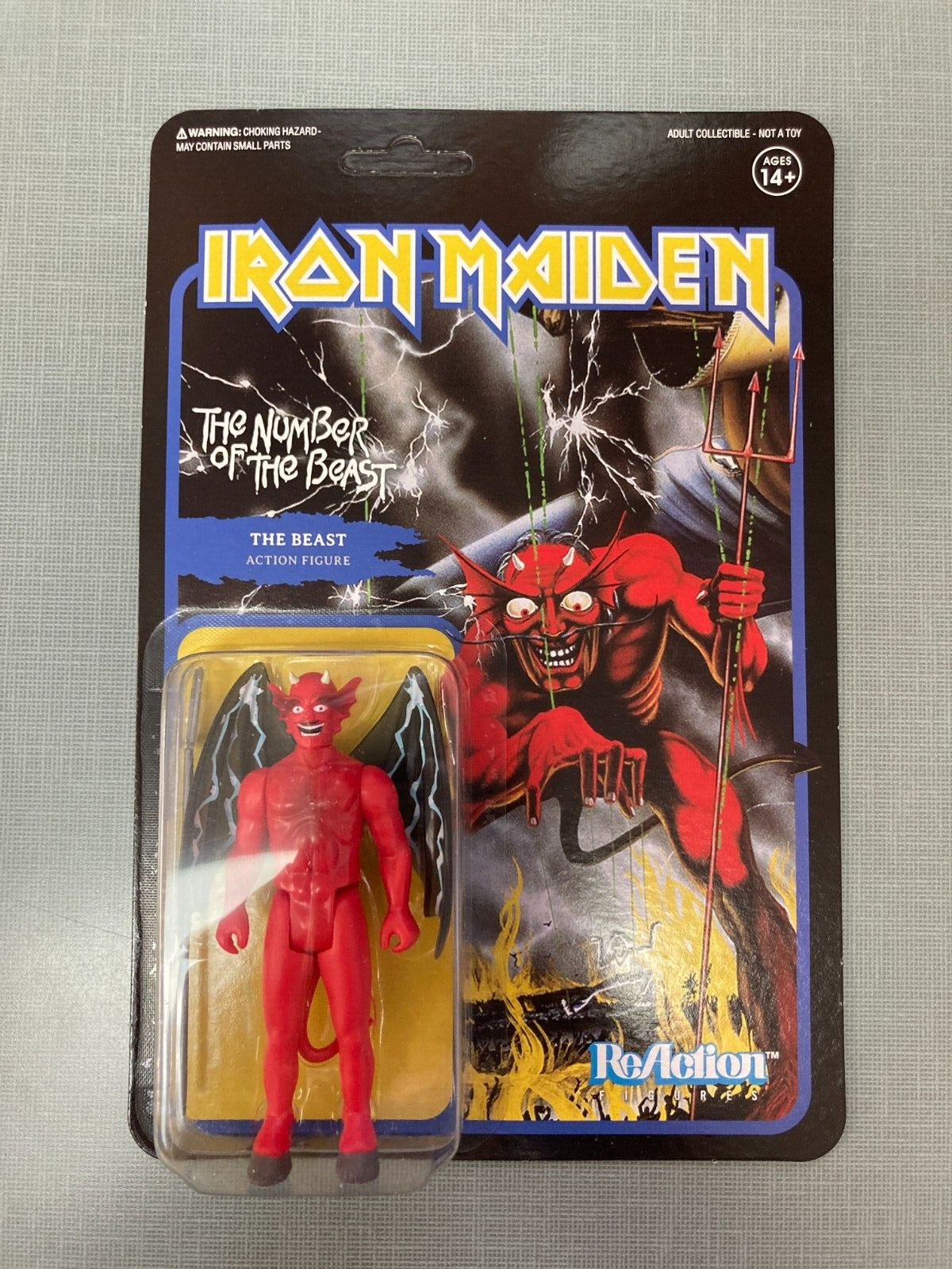 Iron Maiden The Number of the Beast Action Figure ReAction Super7 #soct24-307