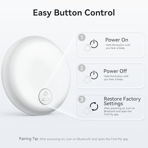 Air Tracker Tag-2 Pack, Smart Item Tags [Apple MFi Certified] | With Silver