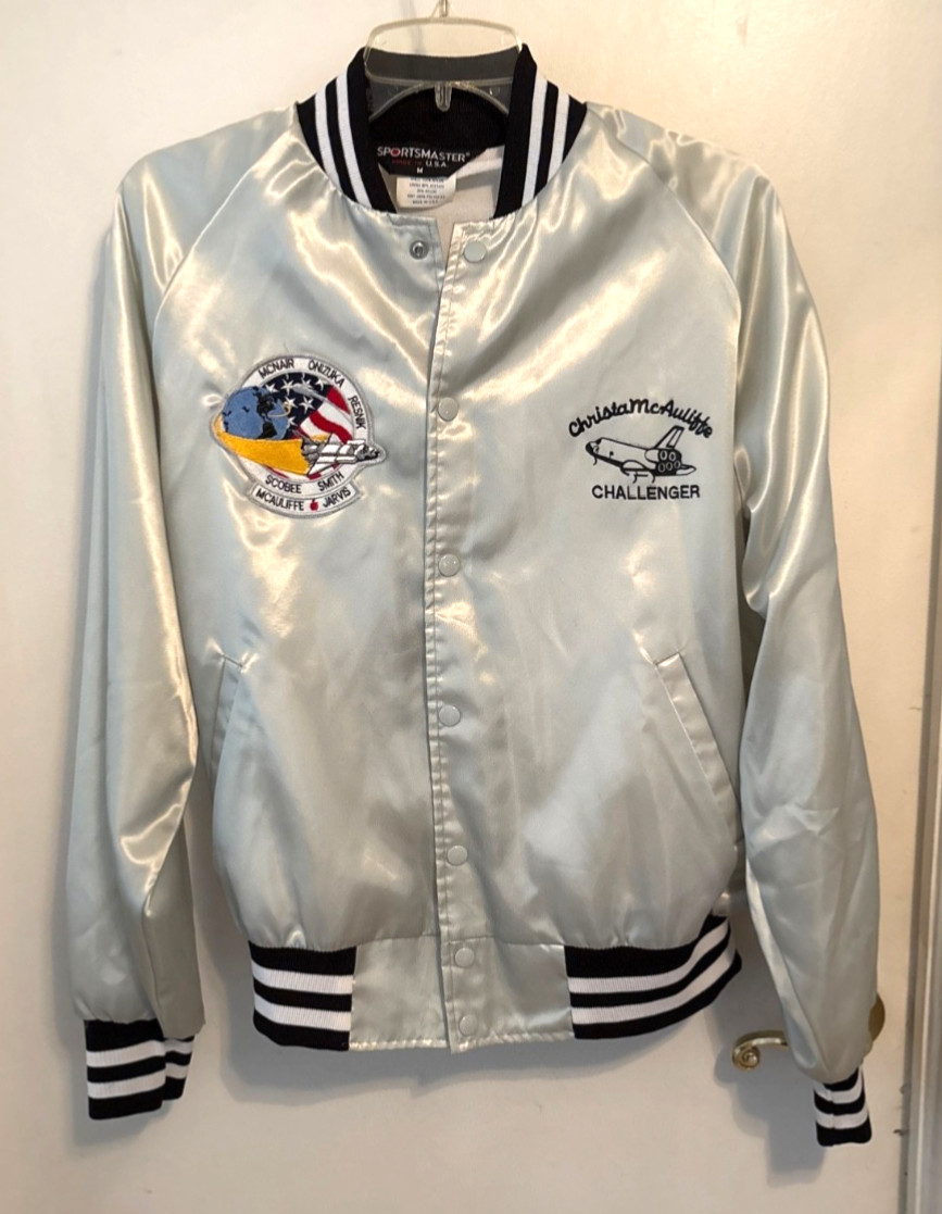 Vintage 1980s NASA Space Shuttle Challenger STS-51-L Memorial Jacket