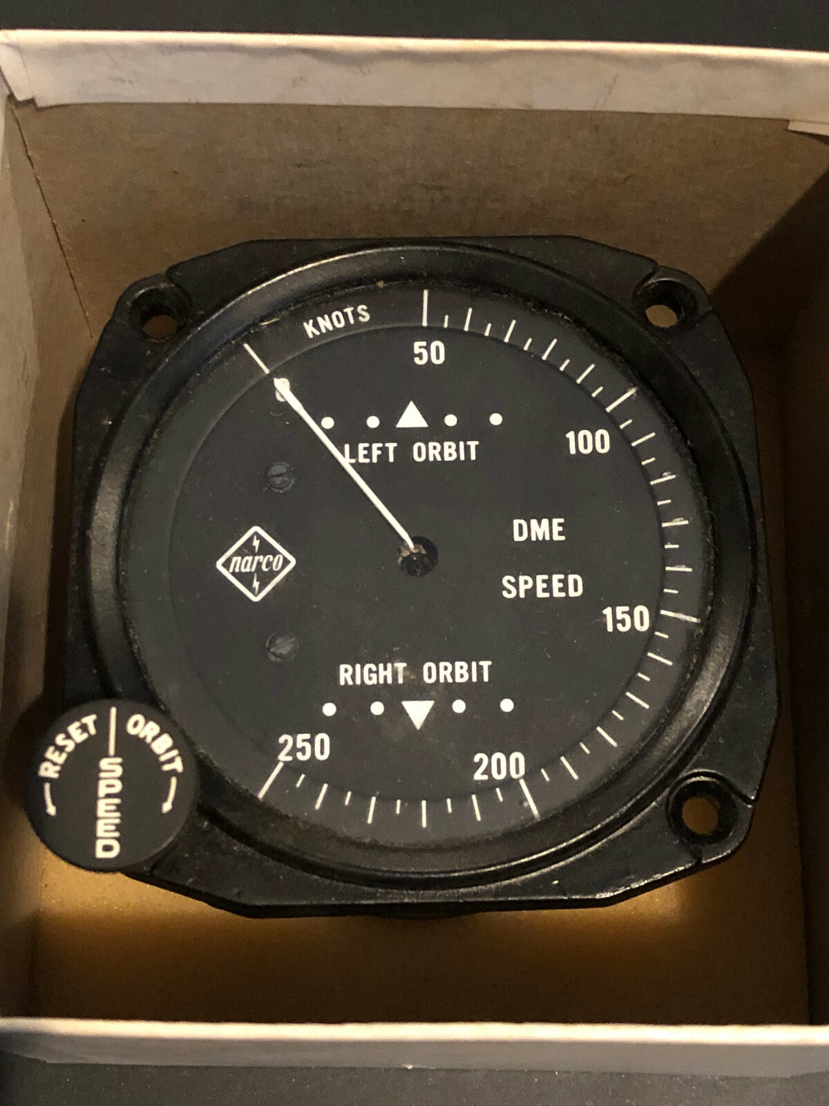 Narco 1963 Model 955 Speed Indicator Knots National Aeronautical Corp Gauge