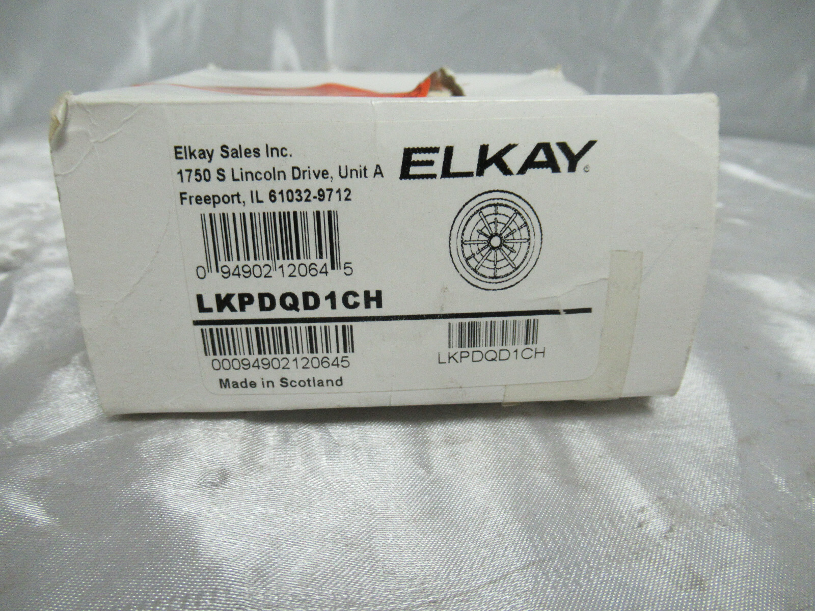 Elkay LKPDQICH Quartz Perfect Drain 3-1/2" Polymer Disposal Flange (Lot I)