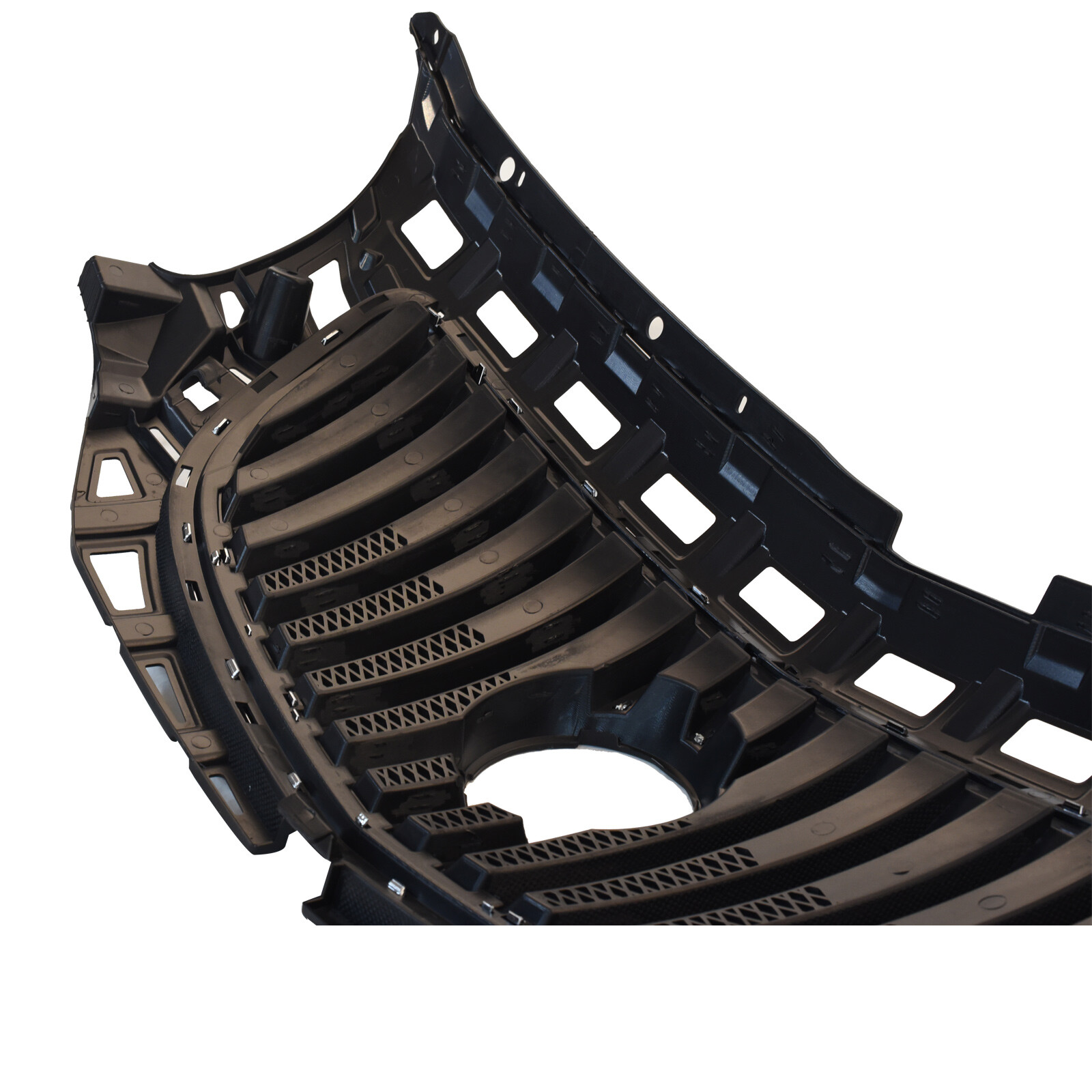 For 2011-2013 Buick Regal Front Upper Grille Chrome Shell W/ Black Insert USA