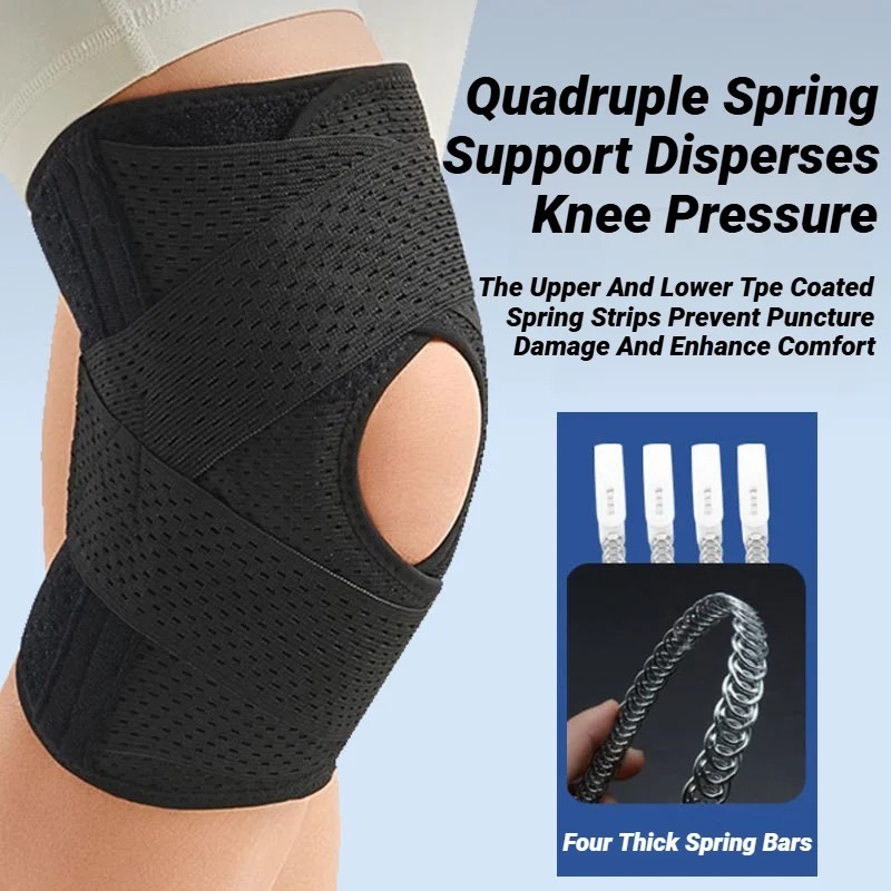Bareform Knee Brace for Meniscus Support – Adjustable, Patella Stabilizer, Pain