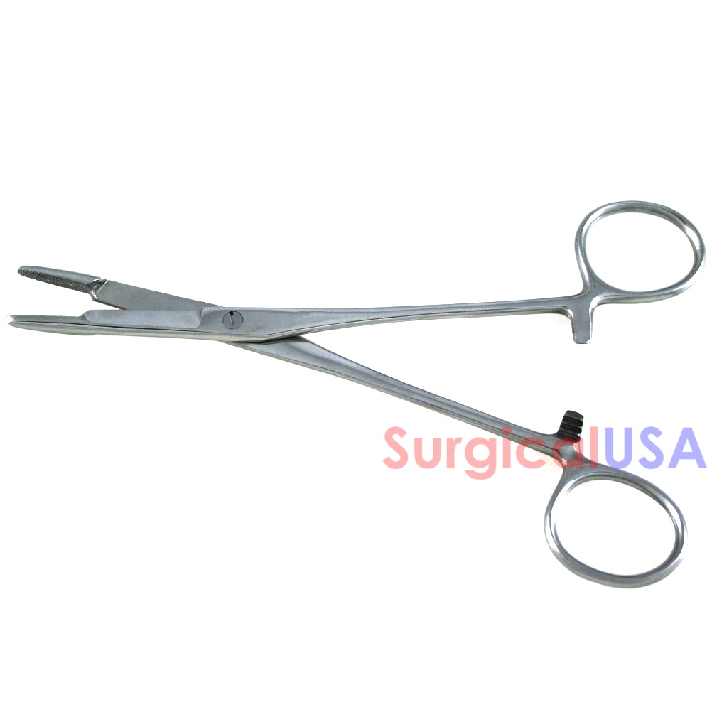 6pcs Olsen Needle Holders 9.5" Scissors and Serrated Grasping Jaws with Lock