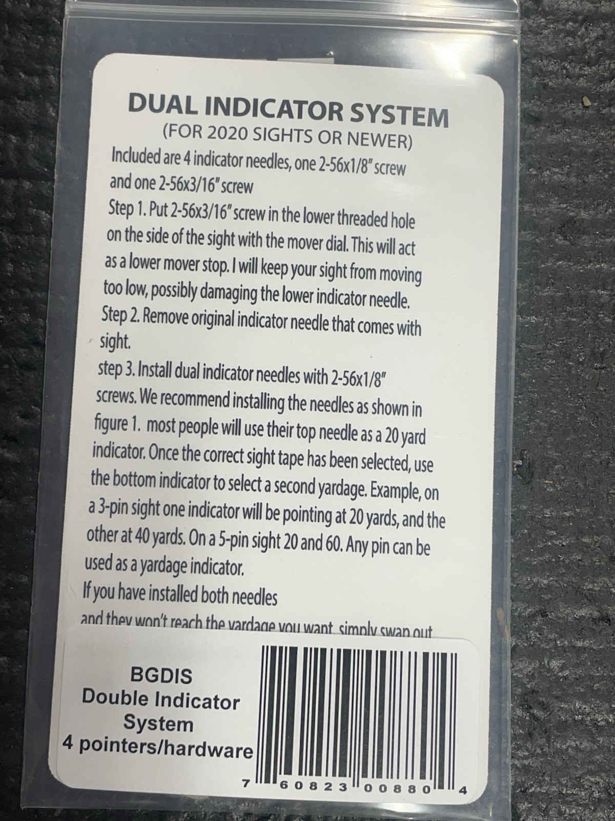 Black Gold Sights Dual Indicator System