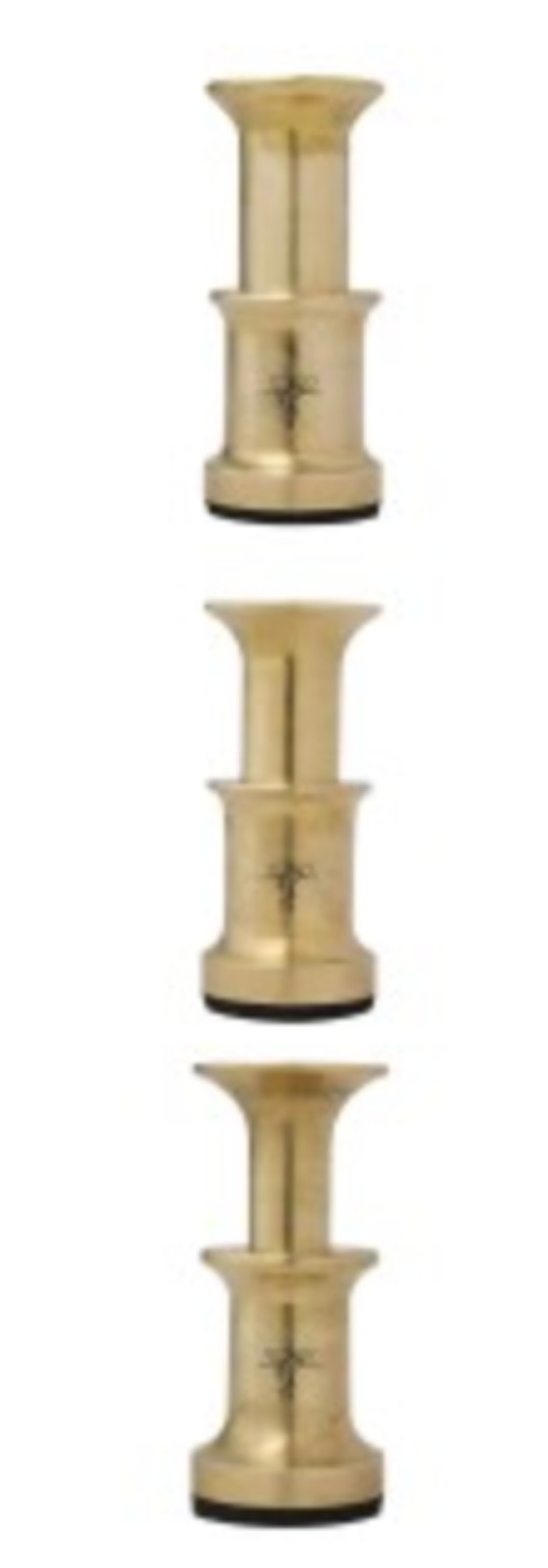 Dr. Slick Hair Stacker Brass Finish