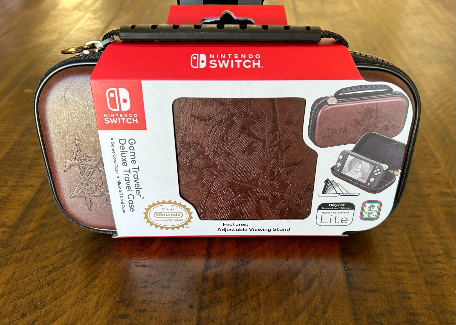 The Legend Of Zelda Breath Of The Wild Leather Nintendo Switch lite Travel Case