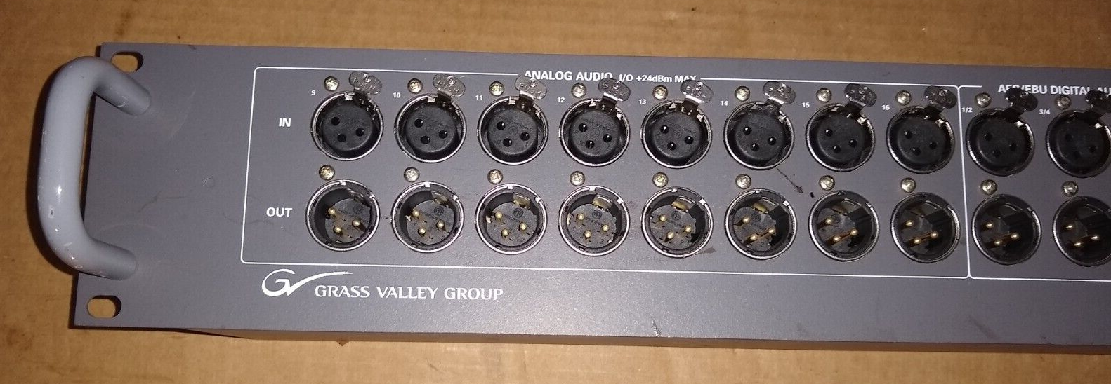 Grass Valley PAC XLR Breakout Panel 710818610 PAC 216 Breakout