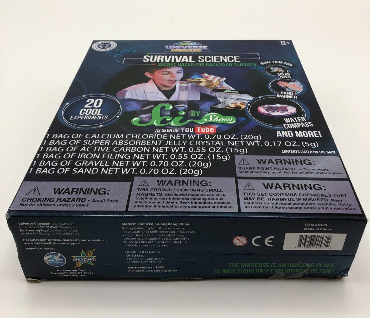Be Amazing Toys Movies Survival Science Secret Hacks for Backyard VG + NM STEM