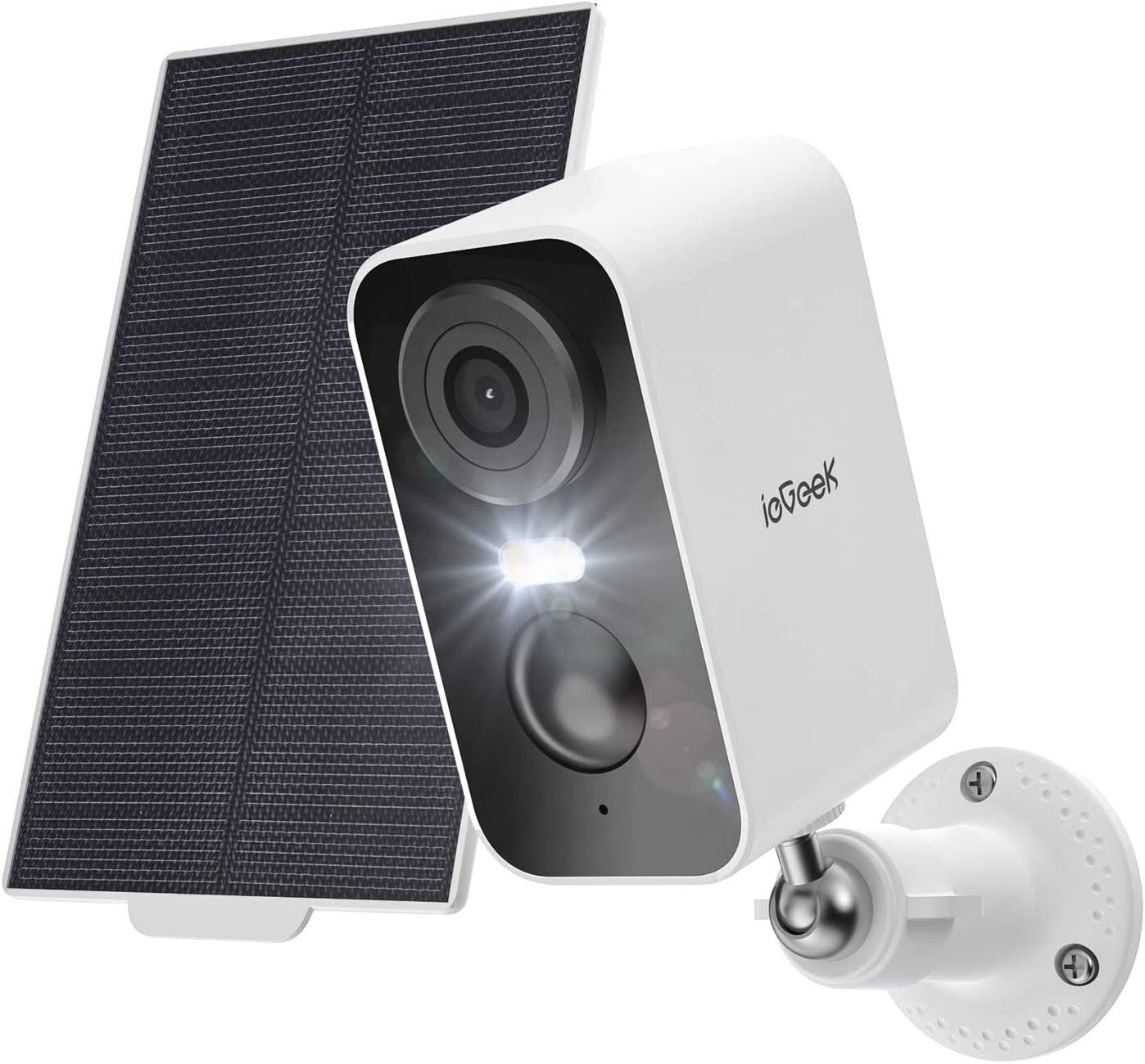 ieGeek Wireless Outdoor Solar Security Cameras 2K Home WiFi Battery CCTV System