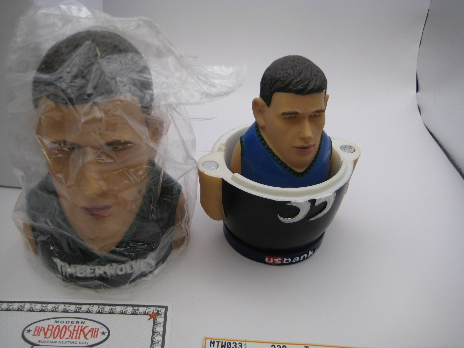 MARK MADSEN MINNESOTA TWOLVES BOBBLEHEAD WITH GAME TICKET STUB FREE SHIPPING!