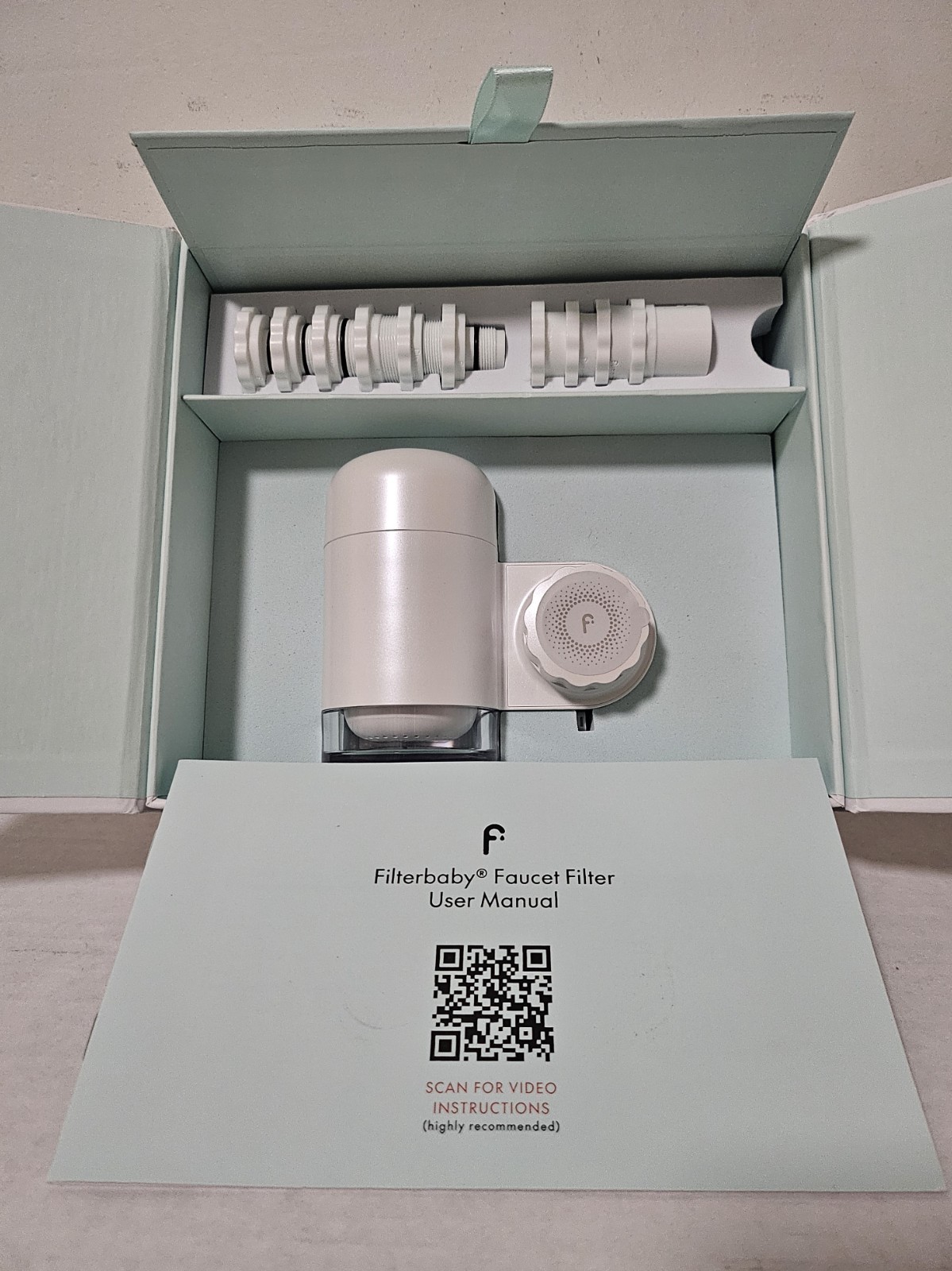 Filterbaby 2.0 Faucet Water Filter Skincare in White - New Sealed!