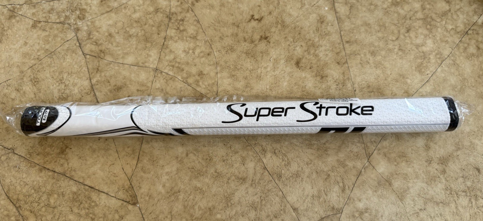 SuperStroke Tour 3.0 17" Putter Grip New Black And White