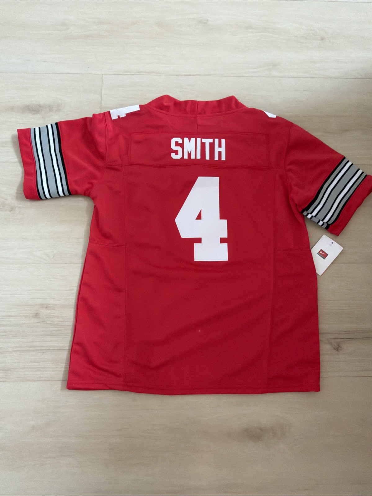Nike Ohio state #4 Smith Youth Medium 2024 & 2025 Champions Patch NWT